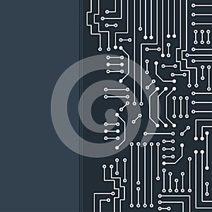 Drawing modern electronic circuit