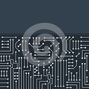 Drawing modern electronic circuit