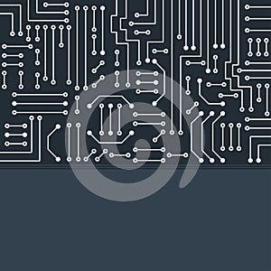 Drawing modern electronic circuit