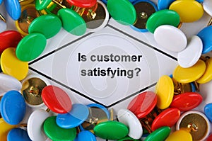 Drawing pin and message