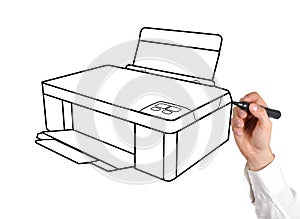 Drawing printer