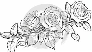 Drawing Roses For Free Coloring Pages: Majestic Romanticism, Mexican Folklore, And More