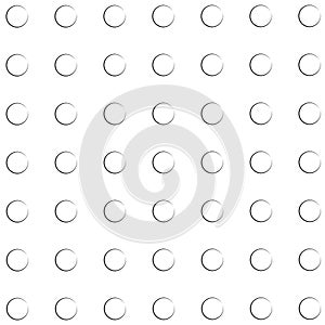 Drawing set circle pattern seamless background