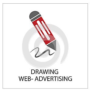 Drawing Simple Logo Icon Vector Ilustration