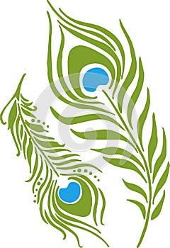 Sketch Indian National Bird Peacock Bird Feathers Outline Editable Vector Illustration