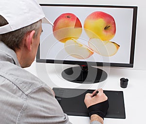 Drawing on the tablet