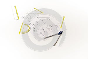 Drawing tools with compass