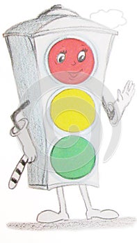 Drawing traffic light