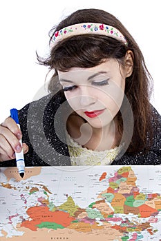 Drawing Travel Plans on a Map