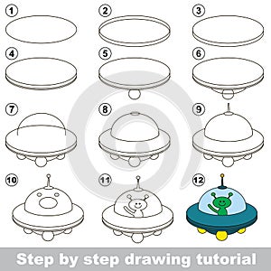 Drawing tutorial. Game for UFO.