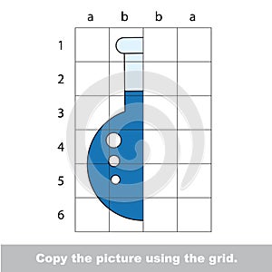 Drawing tutorial for kids. Educational kid game.