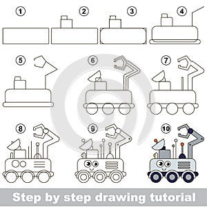 Drawing tutorial for preschool children.