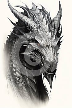 Drawings creature fantasy illustration fire reptile legend dragon old monster animal art mythology