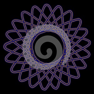 Drawings made with the spirograph