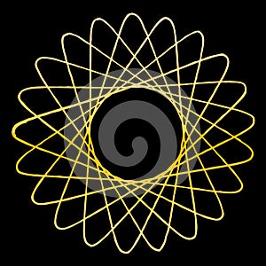 Drawings made with the spirograph