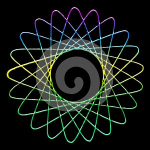 Drawings made with the spirograph