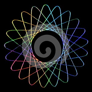 Drawings made with the spirograph