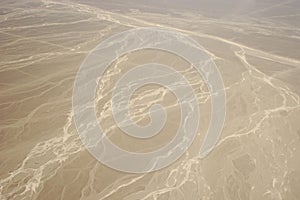 Drawings, Nazca lines ( lineas de nazca ) in the desert of nazca - Peru. Landmark - High quality photo photo