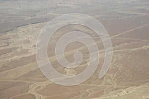 Drawings, Nazca lines ( lineas de nazca ) in the desert of nazca - Peru. Landmark - High quality photo photo