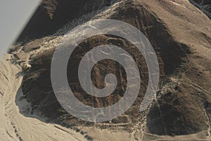 Drawings, Nazca lines ( lineas de nazca ) in the desert of nazca - Peru. Landmark - High quality photo photo