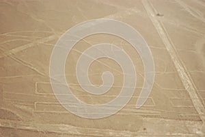 Drawings, Nazca lines ( lineas de nazca ) in the desert of nazca - Peru. Landmark - High quality photo photo