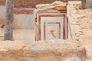 Drawings in Terrace Houses, Ephesus Ancient City