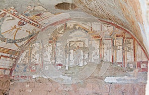 Drawings in Terrace Houses, Ephesus Ancient City