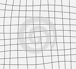 Drawn black grid on a white background.