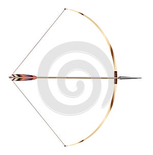 Drawn English Longbow