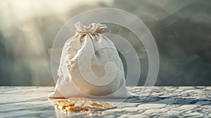 The Bag of Gold Coins.AI generated image