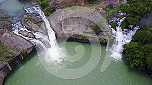 Dray Nur waterfall, Central Highlands, flycam, Vietnam