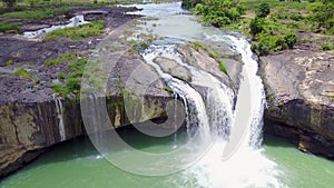 Dray Nur waterfall, Central Highlands, Flycam, Vietnam