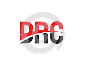 DRC Letter Initial Logo Design Vector Illustration