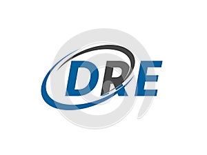 DRE letter creative modern elegant logo design