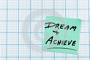 Dream achieve career success goal achievement opportunity growth