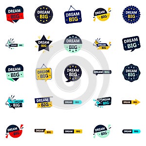 Dream Big 25 High quality Vector Elements for Reaching your Goals