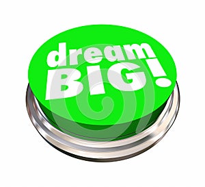 Dream Big Button Hopes Plans Ambitions photo