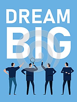 dream big motivational quotes for business to think and plan set target achievement