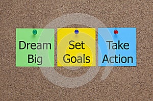 Dream Big, Set Goals, Take Action