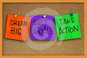 Dream Big, Set Goals, Take Action