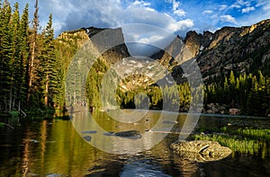 Dream Lake in Rocky Mountains National Park photo