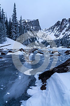 Dream Lake in Winter