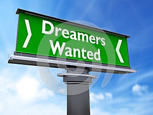 Dreamers wanted photo
