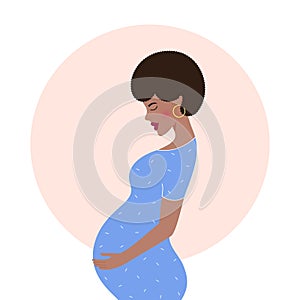 Dreaming pregnant woman