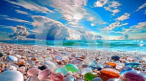 A dreamlike glass beach