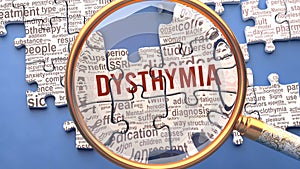 Dreams Dysthymia as a complex and multipart topic with many connecting elements defining vital ideas and concepts about Dysthymia