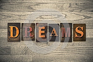 Dreams Wooden Letterpress Theme