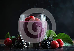 Berry Bliss: Refreshing Smoothies with a Burst of Freshness photo
