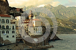 Italy Landscape - Amazing Atrani Village Landscape