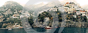 Italy Landscape - A super Panoramic Landscape of Positano Village